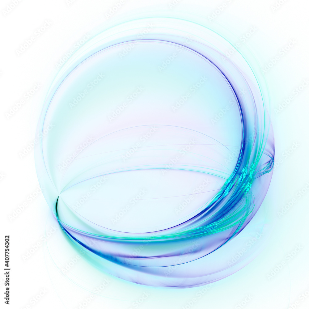 Poster abstract digital technology background. dynamic lines composition. detailed generative fractal graph