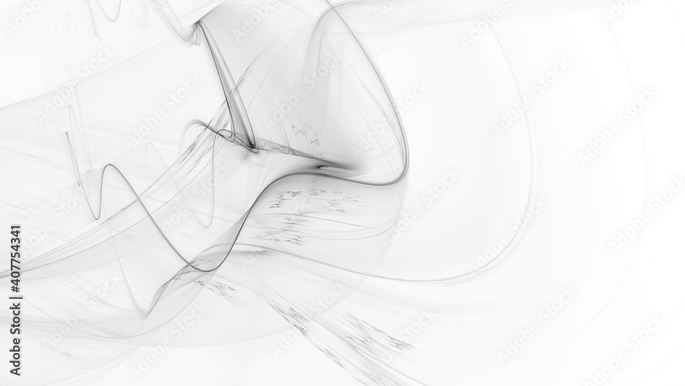 Poster abstract digital technology background. dynamic lines composition. detailed generative fractal graph