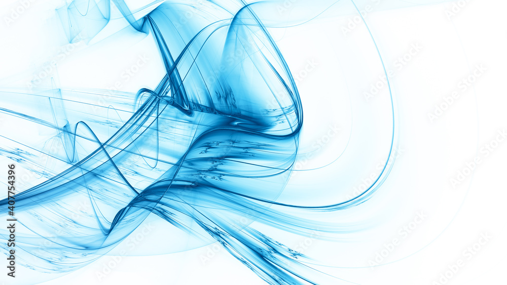 Poster abstract digital technology background. dynamic lines composition. detailed generative fractal graph