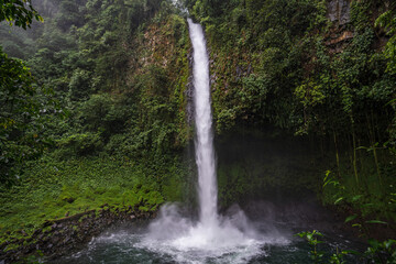 Fototapeta na wymiar La Fortuna Waterfall in La Fortuna, Costa Rica III