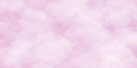 Rose sky with clouds background or cotton candy texture