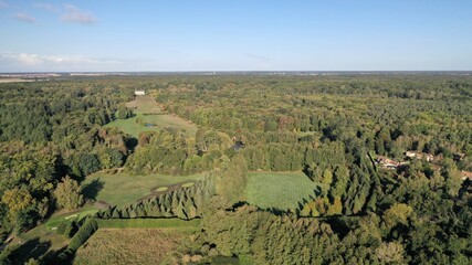 parc, forêt, château de Rambouillet dans les Yvelines (France)