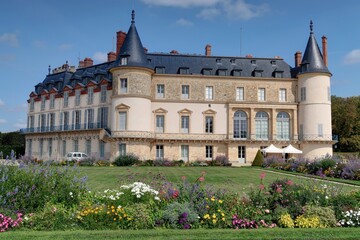 parc, jardin, forêt et château de Rambouillet dans les Yvelines (France)