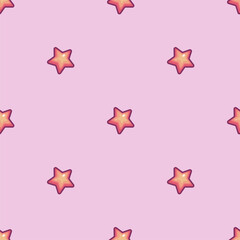 Seamless pattern of planets for design clothes, sites, posters with astronautics theme or wallpapers for children