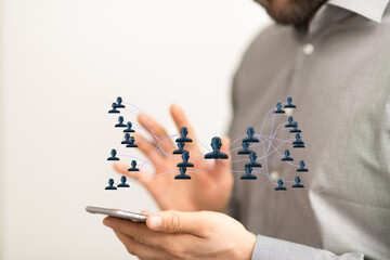 team hierarchy connection group digital