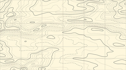 Topographic map lines.Circuit board background.Geometric abstract grid. Vector illustration.