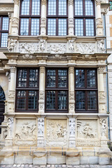 Facade of the Leibnizhaus in Hanover, Germany