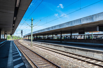Hannover Hauptbahnhof, central railway station in Hanover, Germany