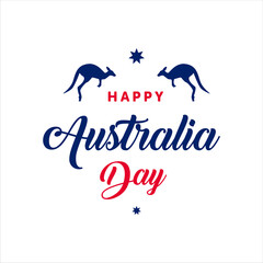 Vector illustration of a beautiful background for Happy Australia day.