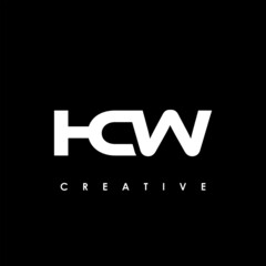 HCW Letter Initial Logo Design Template Vector Illustration