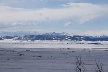 lake in the mountains