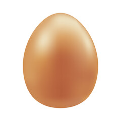 Vector volume egg. Symbol of the Easter holiday