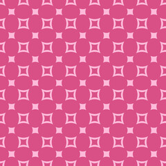 Geometric vector seamless pattern. Background of various pink squares