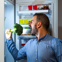 Man on a diet - Fridge