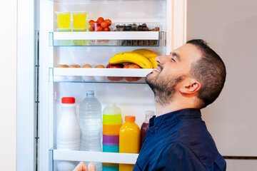 Man on a diet - Fridge