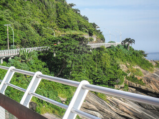 Niemeyer Avenue bike path, Rio de Janeiro.