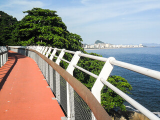 Niemeyer Avenue bike path, Rio de Janeiro.