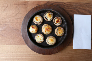 Cheese stuffed mushrooms