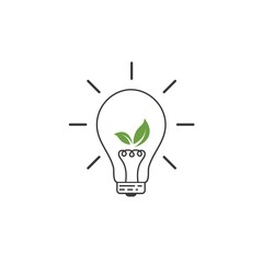 eco bulb idea,creative, concept illustration