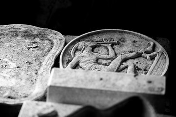 Blanks and molds in a ceramic factory