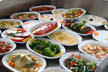 Traditional Turkish appetizers