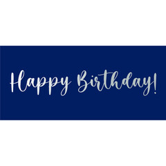 happy birthday sentences with a dark blue background