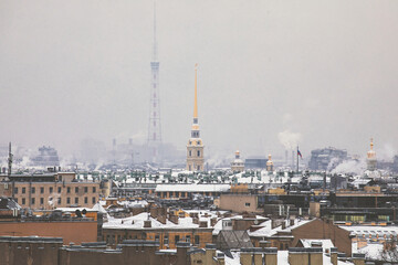 Obraz premium view of the city