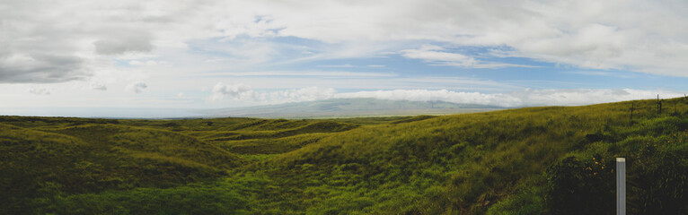 Rollings hills outside of Kona Hawaii. 