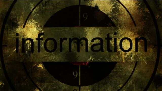 Information text on grunge background