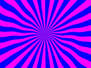 Retro Starburst Pink Blue Background