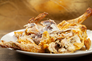Roasted Chicken Remains