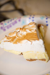 Slice of Lemon Meringue Pie
