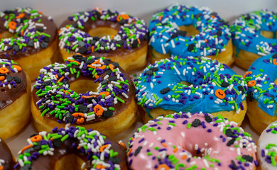Donuts with Flavored Icing