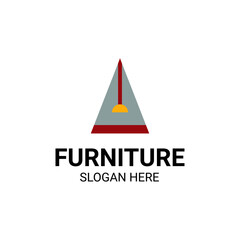 Modern Unique Furniture and Household Icon Logo Vector Design Template Isolated.