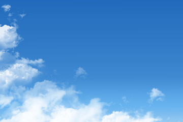 blue sky with clouds