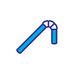 straw icon vector design trendy