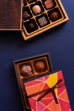 Chocolate gift. Chocolate, valentine, cacao, sweets, etc. チョコレートギフト。チョコレート、バレンタイン、カカオ、スイーツなど。