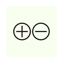 Plus minus icon