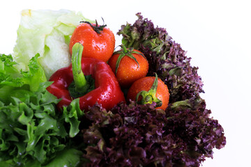 Fresh organic vegetable for Cooking Salad
