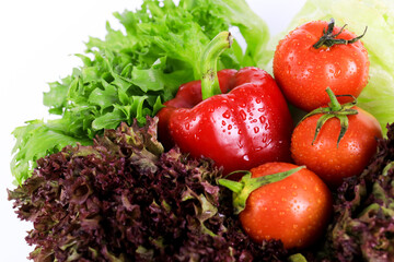 Fresh organic vegetable for Cooking Salad
