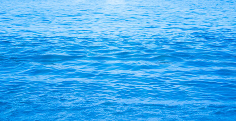 Obraz premium Ocean with waves, water flowing