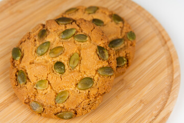 Chinese Taiwan snack pumpkin seed cake
