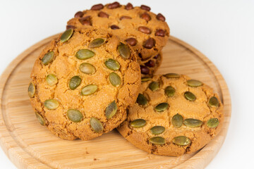 Chinese Taiwan snack pumpkin seed cake