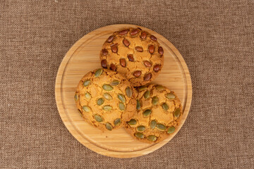 Chinese Taiwan snack pumpkin seed cake