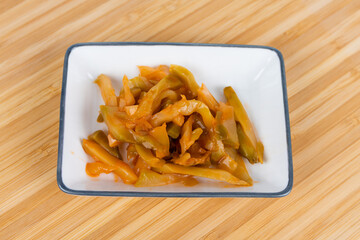 Fuling mustard, a delicious appetizer in Chongqing, China