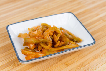 Fuling mustard, a delicious appetizer in Chongqing, China