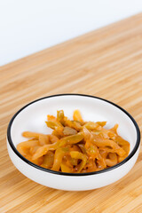 Fuling mustard, a delicious appetizer in Chongqing, China