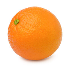 Orange fruit isolated on the white background,clipping path,single.
