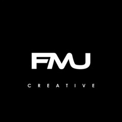 FMU Letter Initial Logo Design Template Vector Illustration