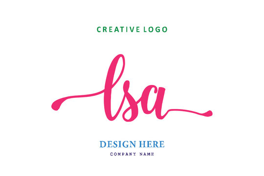 LSA lettering logo is simple, easy to understand and authoritative